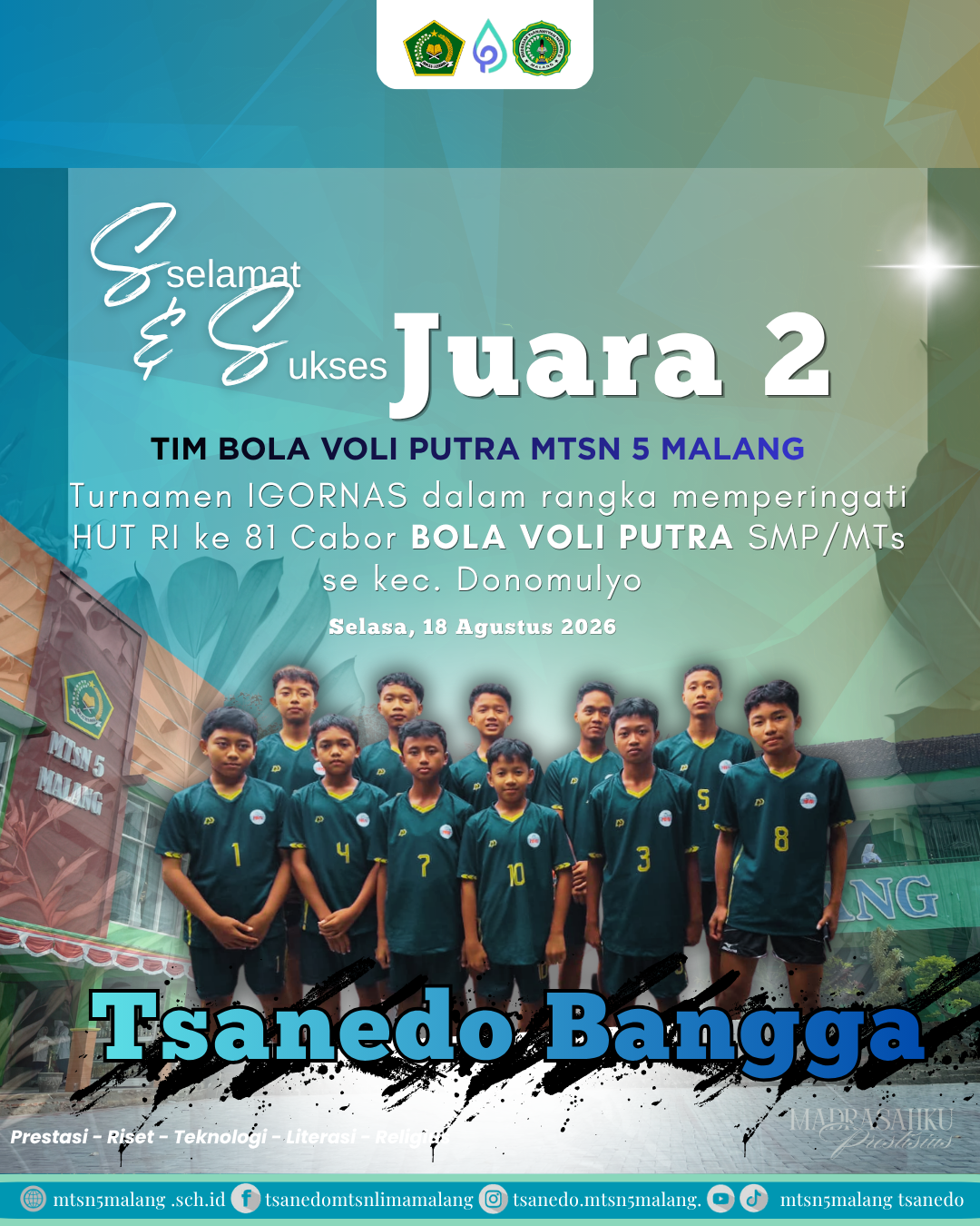 Juara 2 Bola Voli Putra